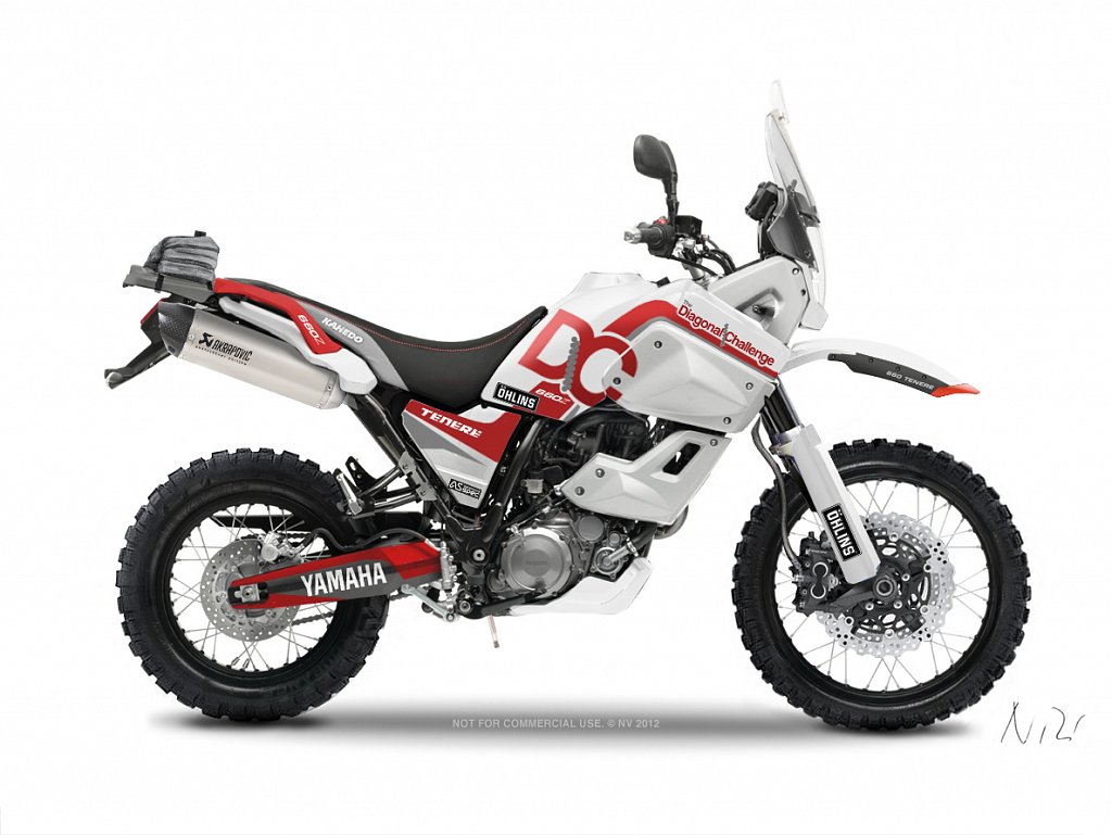 Yamaha XT660Z Diagonal challange version